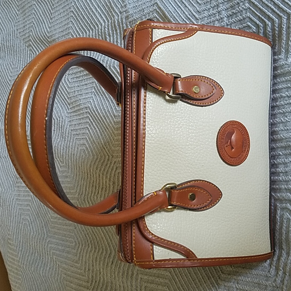 Vintage Dooney & Bourke all weather leather satchel bag purse